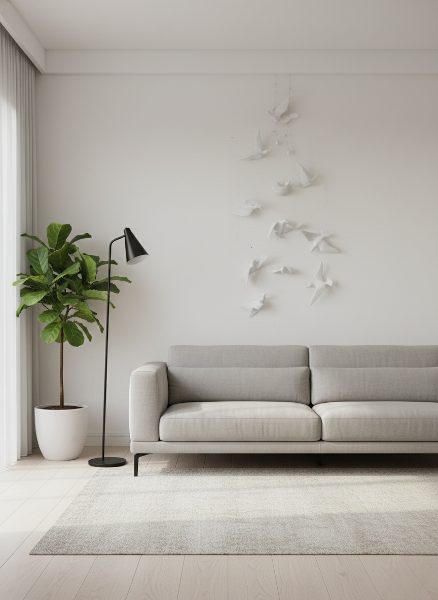 Flight of Freedom – Modern Minimal Bird Wall Décor