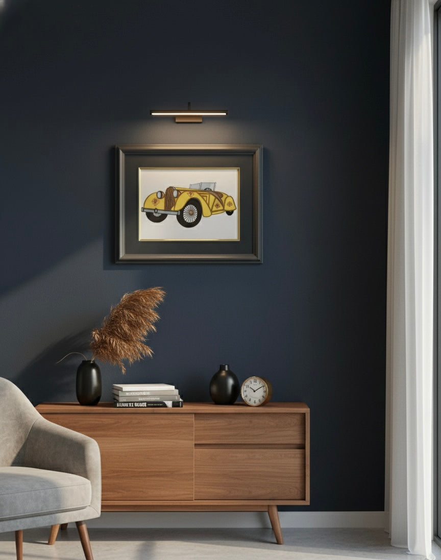 Handmade Painting on Paper with Double framing