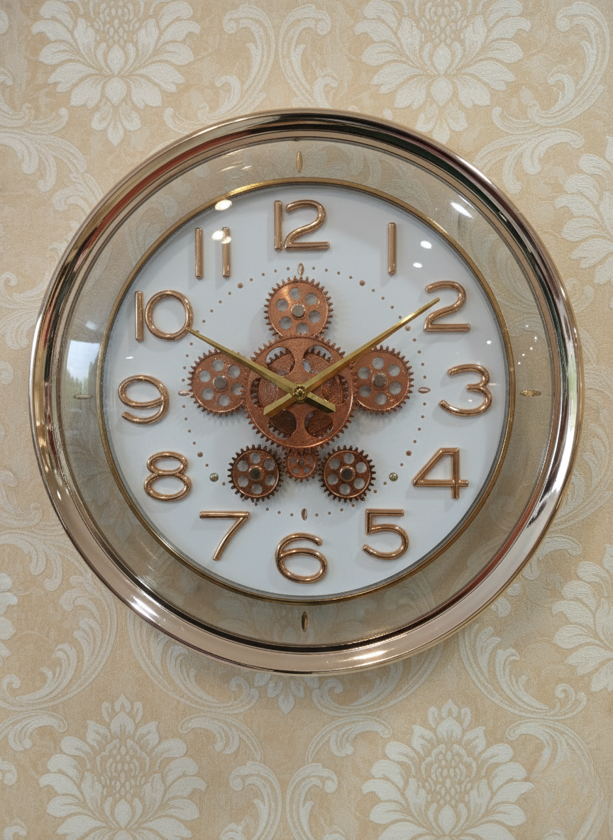 Copper Nova – Premium Gear Design Wall Clock