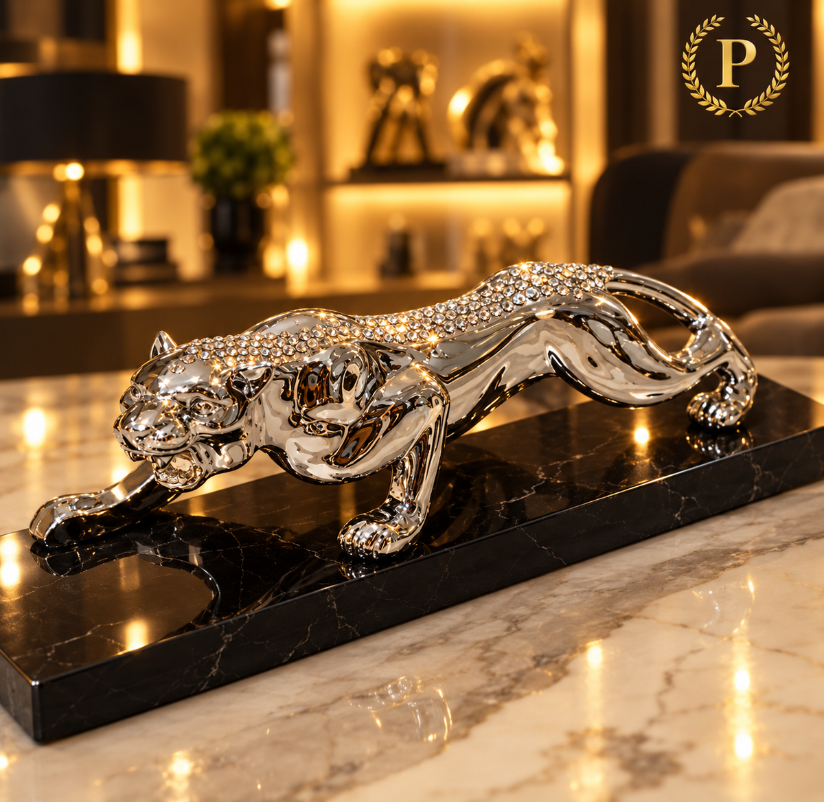 Luxury silver tiger