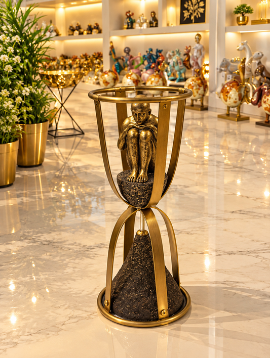"Time Flies" bronze sculpture by renowned contemporary artist Lorenzo Quinn