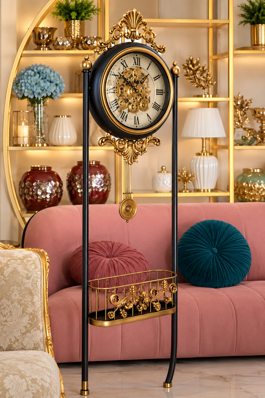 modern grandfather floor-standing clock
