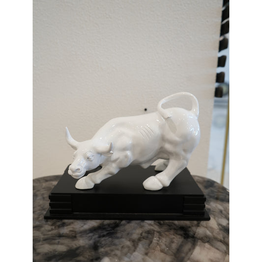 White bull black base