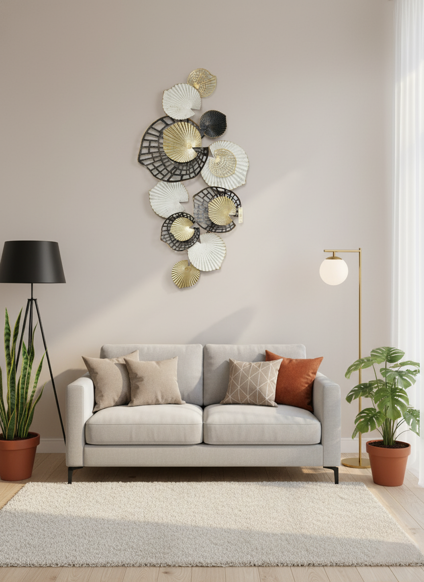 Auric Shells – Luxury Metal Wall Décor