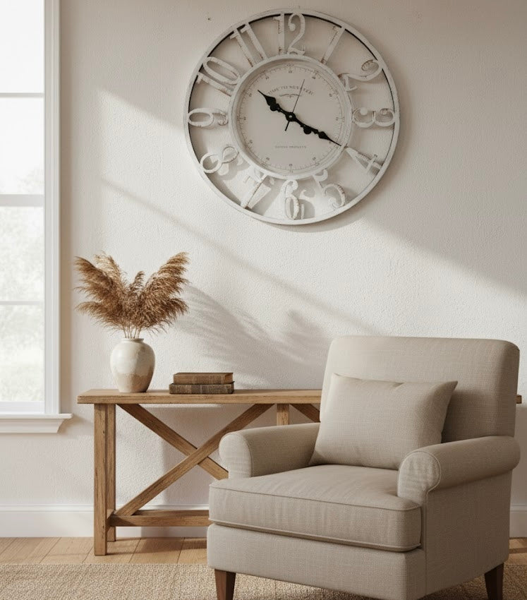 IvoryCharm – Vintage Roman Wall Clock