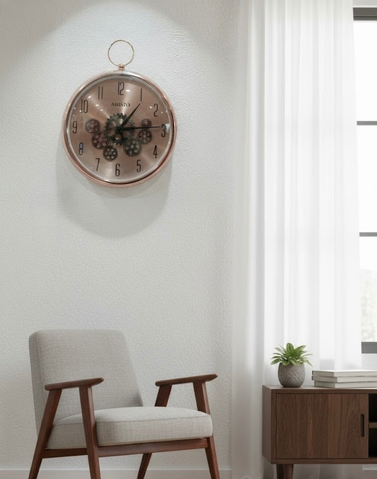 Working Gear – Vintage Copper Wall Clock